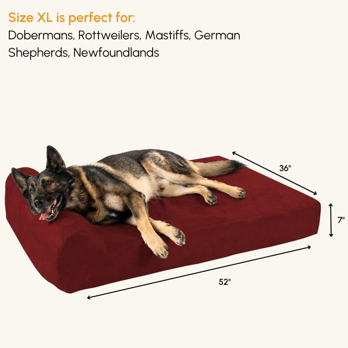 7 Headrest Bed Color Burgandy