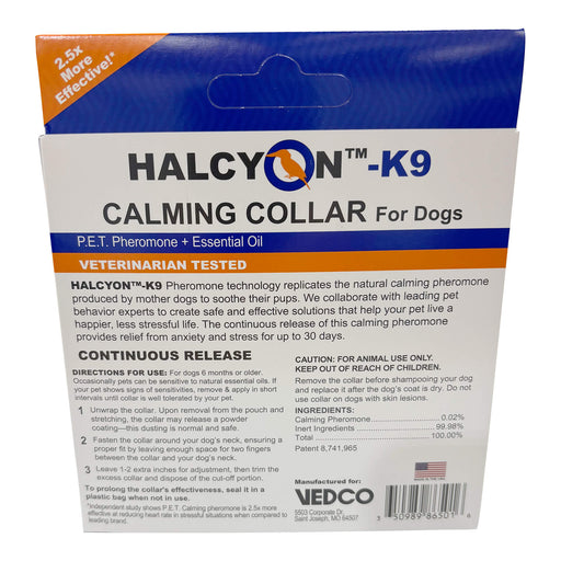 Halcyon K9 Calming Collar for Dogs - VEDBM - Single - 2