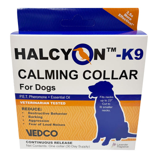 Halcyon K9 Calming Collar for Dogs - VEDBM - Single - 1