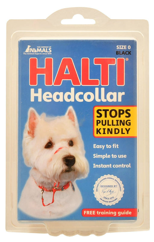 Halti Original Headcollar, Black - Jeffers - Dog Supplies > Dog Apparel > Dog Collars, Harnesses, & Leashes