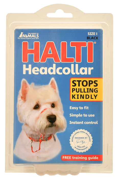 Halti Original Headcollar, Black - Jeffers - Dog Supplies > Dog Apparel > Dog Collars, Harnesses, & Leashes