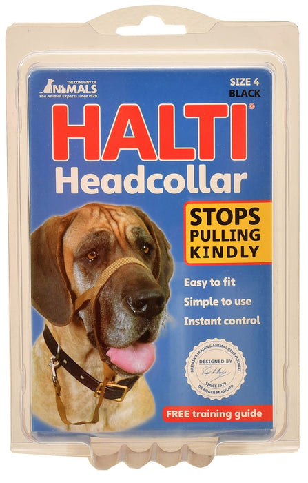 Halti Original Headcollar, Black - Jeffers - Dog Supplies > Dog Apparel > Dog Collars, Harnesses, & Leashes