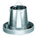 Hanging Galvanized Metal Chicken Feeder & Accessories - GAUCM - 11 lb Galvanized Metal Feeder - 6