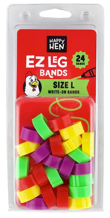 Happy Hen EZ Leg Bands, Assorted - Jeffers - Farm & Ranch Supplies > Identification & Ear Tags