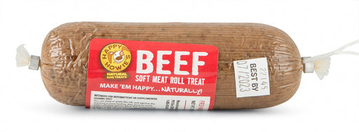 Happy Howie's Gourmet Meat Roll, Beef - Jeffers - Dog Supplies > Dog Treats > Jerky & Sausages