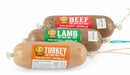 Happy Howie's Gourmet Meat Rolls Dog Treats 3 Pack Taste Tester (Beef, Lamb & Turkey) - JEFZTV - 7 oz - 3 pk (1 Beef, 1 Turkey & 1 Lamb) - 2