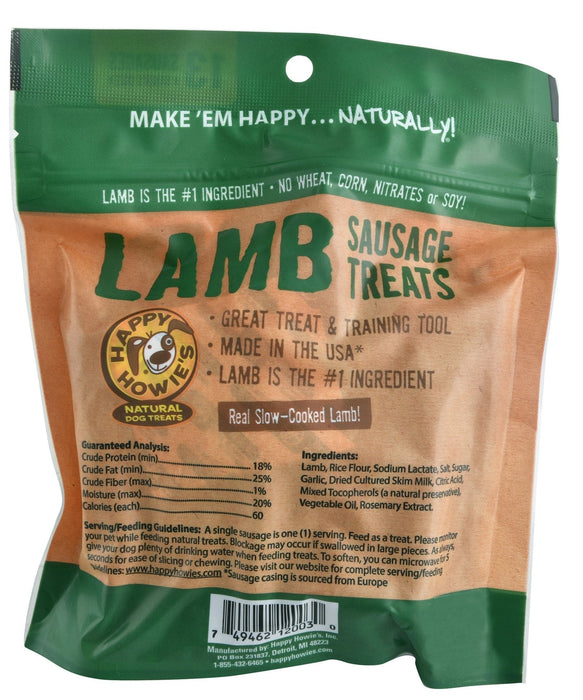 Happy Howie's Sausage Links, 4" - HH1A3 - Lamb - 13 count - 2