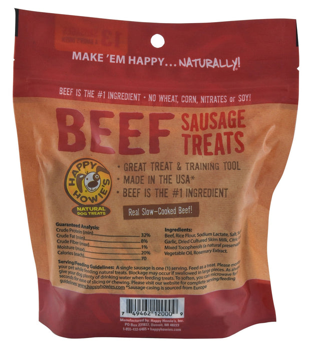 Happy Howie's Sausage Links, 4" - HH1WA - Beef - 13 count - 10