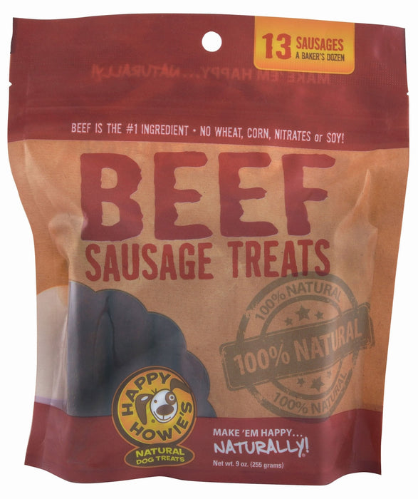 Happy Howie's Sausage Links, 4" - HH1WA - Beef - 13 count - 9