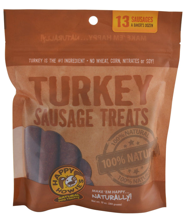 Happy Howie's Sausage Links, 4" - HH1WB - Turkey - 13 count - 11