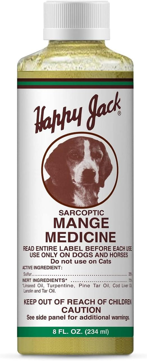 Happy Jack Sarcoptic Mange Medicine for Dogs & Horses - H1M1 - 8 oz - 1