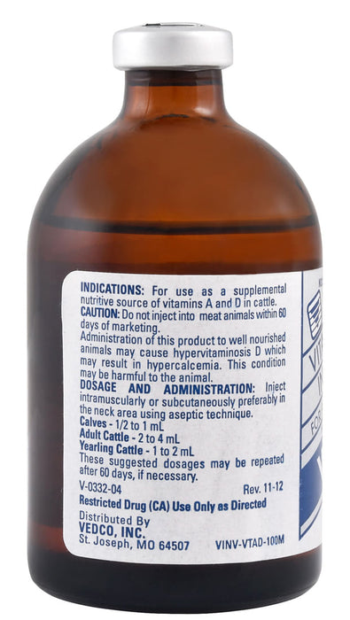 Vitamin A-D - 100 mL Vitamin A D  