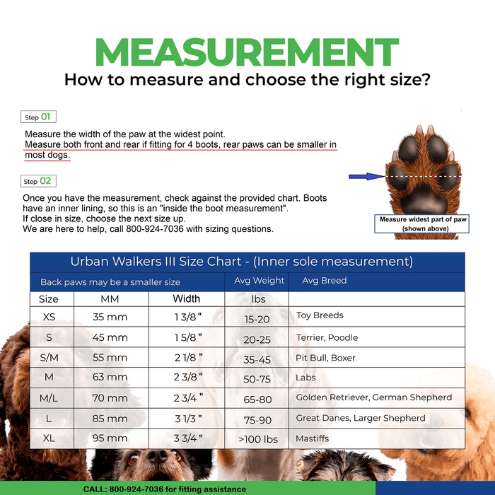 Healers Urban Walkers III Dog Boots, Pair - 014HPC-56044 - Orange - XS - 6