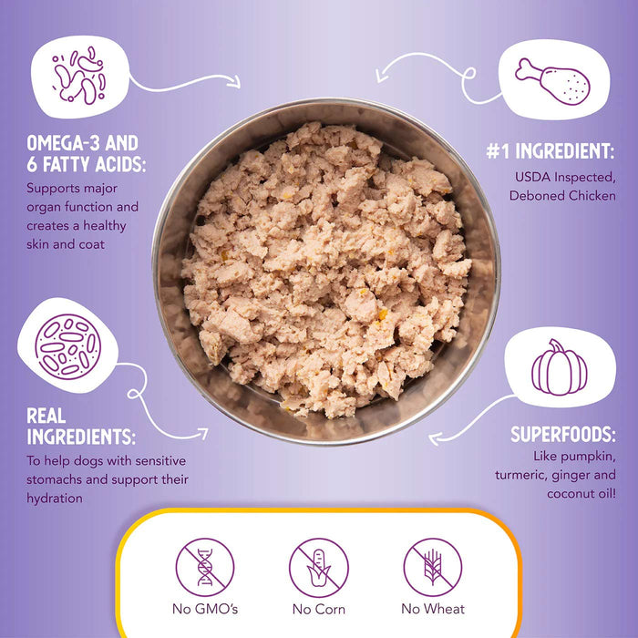 Health Extension Digestive Support Canned Food for Dogs, 9 oz - HE2YZ - 9 oz - Chicken & Pumpkin - 1 ct - 24