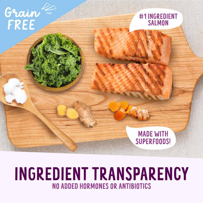 Health Extension Grain - Free Oven Baked Dog Treats, 6 oz - HE2AK - 6 oz - Salmon & Kale - 4