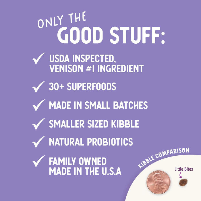 Health Extension Grain - Free Venison Little Bites Small Breed Dry Dog Food - HE2W - Venison & Sweet Potato - 3.5 lb - 7