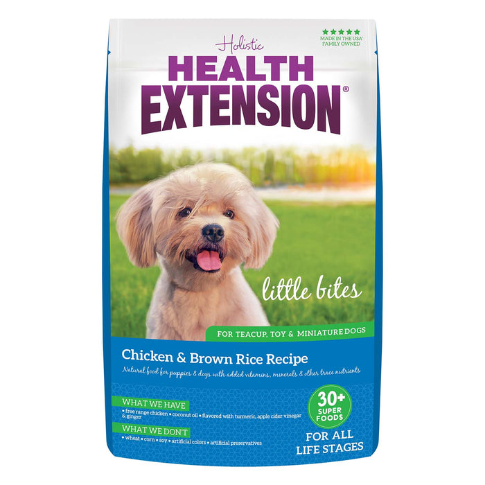 Health Extension Little Bites Chicken & Brown Rice Recipe Small Breed Dry Dog Food - HE2H - 10lb - Chicken & Brown Rice - 11