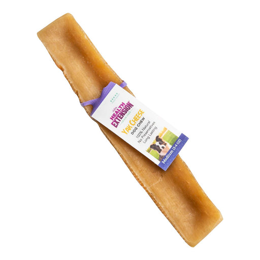 Health Extension Yak Cheese Dog Chew Treat - HE2AG - Medium (3 - 4 oz) - Vegetarian - Cheese - 2