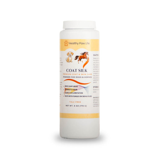 Healthy Paw Life's COAT SILK, Canine And Equine Dry Powder, 6 oz - Jeffers - Animal Health & Wellness > Skin & Coat Care