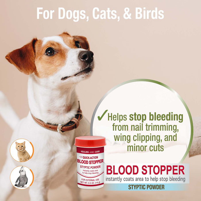 Healthy Promise Quick - Action Pet Blood Stopper Styptic, 0.5 oz - Jeffers - Animal & Pet Supplies > Pet Grooming