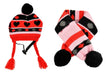 Heart Dog Hat & Scarf Combo - Jeffers - Dog Supplies > Dog Apparel