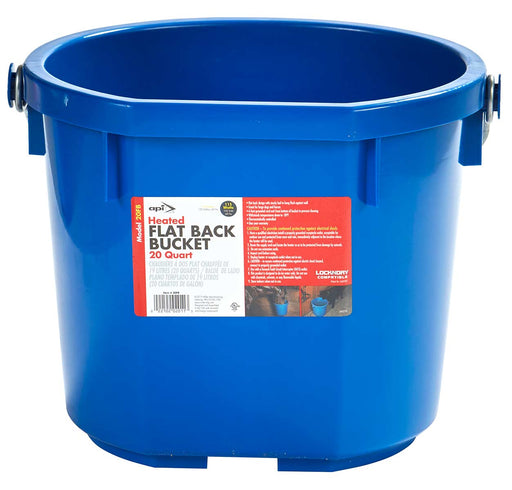 Heated Flat Back Bucket - Jeffers - Farm & Ranch Supplies > Stable Supplies