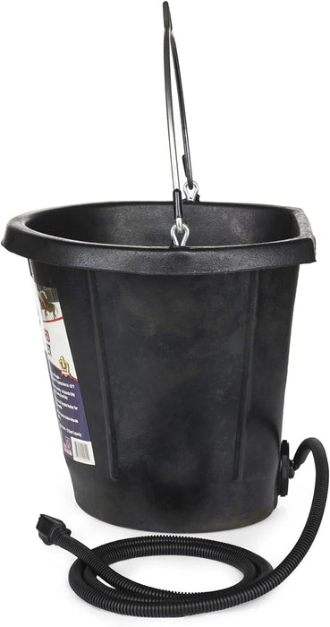 Heated Flat - Back Rubber Bucket - Jeffers - Farm & Ranch Supplies > Livestock Feeders & Waterers