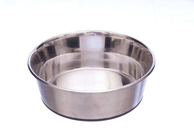 Heavy Duty Bowl w/ Rubber Base - Jeffers - Animal & Pet Supplies > Pet Bowls, Feeders & Waterers