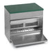 Heavy Duty Covered Treadle Feeder With Lid – 44 lb Capacity for Chickens & Ducks - GAUFG - 16.5"H x 18.5"W x 17.71"L - 1