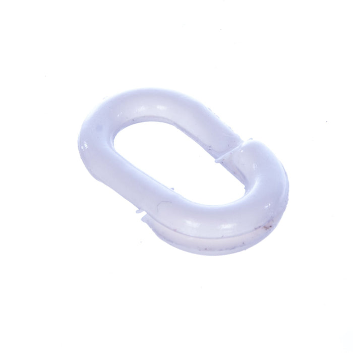 Heavy Duty Poly Neck Chain (1975) & Heavy Duty Connecting Link (19768), Each - C7HE - Connecting Link (19768) - White - 1 ct - 8