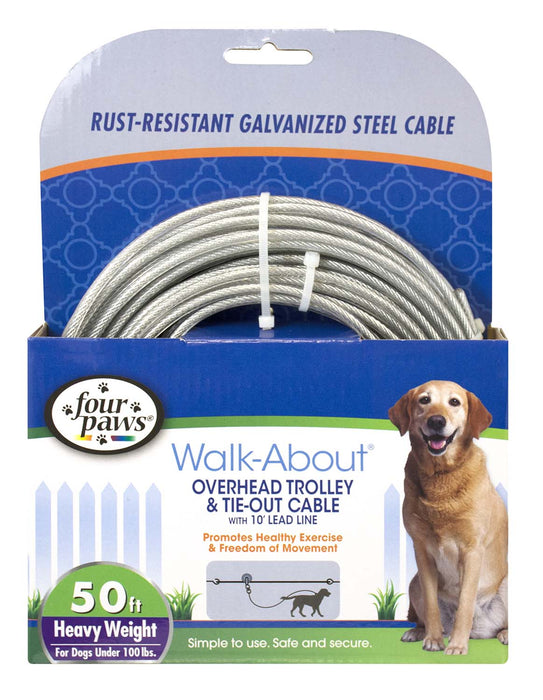 Heavy Weight Dog Trolley Exerciser, Silver - Jeffers - Animal & Pet Supplies > Pet Containment Systems