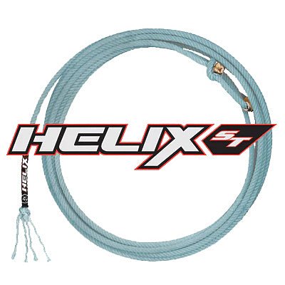 Helix Team Roping Rope – Head or Heel, Double - Twisted Core, Green - LR21C - 32 ft Head Rope - XXSoft - LT (Smallest Diameter) - 2
