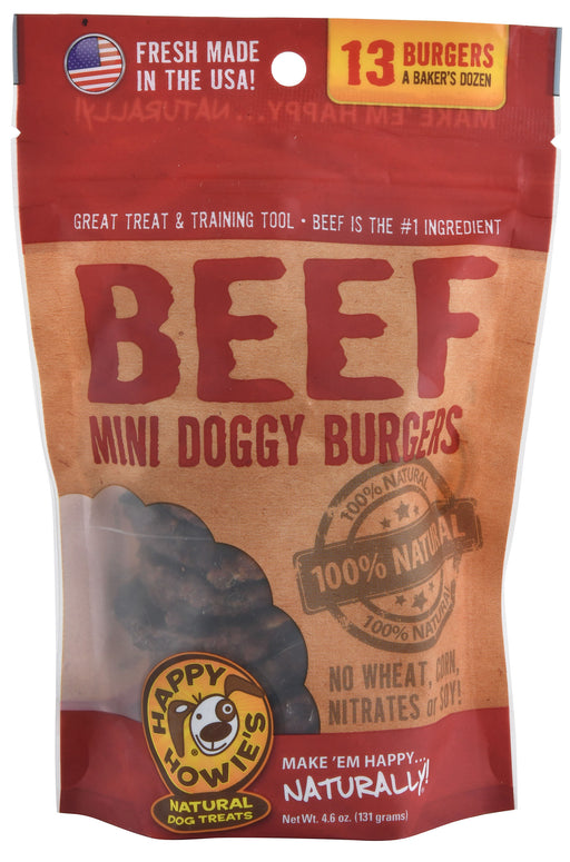 Happy Howie's Beef Doggy Burgers - Beef Mini Doggy Burgers, 13 pack  