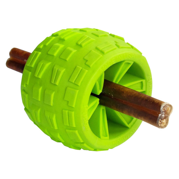 High Roller Ball Plus Rubber Dog Toy - CD2CL - Large - Green - 1 ct - 8