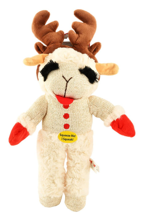 Holiday Lamb Chop (with Antlers) - Jeffers - Dog Supplies > Dog Toys