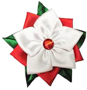 Holiday Poinsettia Collar Slide - Jeffers - Dog Supplies > Dog Apparel