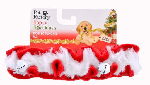 Holiday Scrunchie Bell Collar - Jeffers - Dog Supplies > Dog Supplies