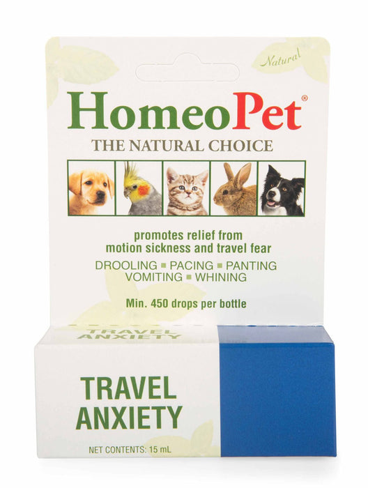 HomeoPet Travel Anxiety, 15 mL - Jeffers - Animal & Pet Supplies > Animal & Pet Supplies