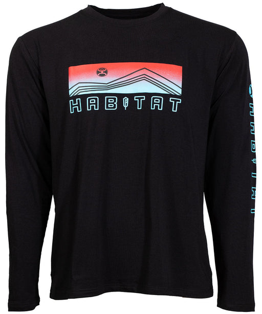 Hooey 'Dusk' Habitat LS Bamboo Shirt, Black - Jeffers - Men > Men's Clothing > Men's Shirts