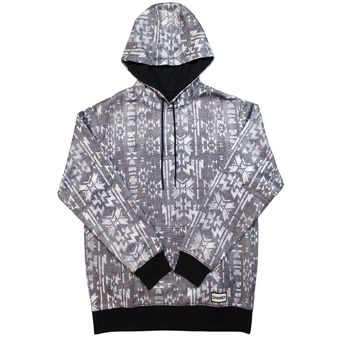 Hooey Mesa Mens Hoodie, Gray/White - Jeffers - Men > Men's Clothing > Men's Jackets & Outerwear