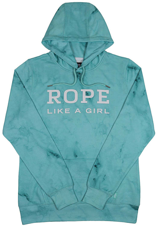 Hooey 'Rope Like a Girl' Tie Dye Hoodie - Jeffers - Women > Women's Clothing > Women's Jackets & Outerwear