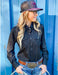 Hooey 'Sol' Ladies LS Pearl Snap Shirt, Black - Jeffers - Women > Women's Clothing > Women's Shirts