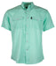 Hooey 'Sol' Mens SS Pearl Snap Shirt, Sea Foam - Jeffers - Men > Men's Clothing > Men's Shirts