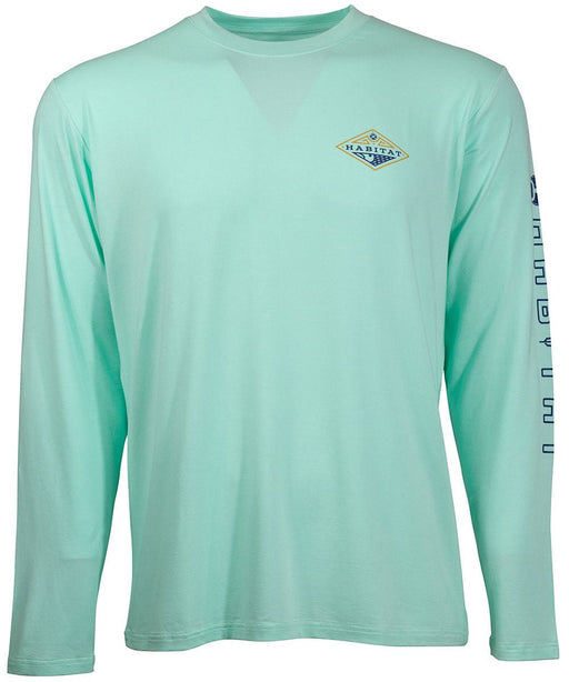 Hooey 'The Captain' Habitat LS Bamboo Shirt, Sea Foam - Jeffers - Men > Men's Clothing > Men's Shirts