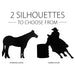 Horse Silhouette Tack Rack - Jeffers - Farm & Ranch Supplies > Stable Supplies