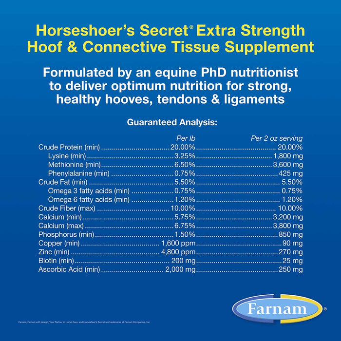 Horseshoer's Secret Hoof & Connective Tissue Supplement - Jeffers - Animal Health & Wellness > Vitamins & Supplements