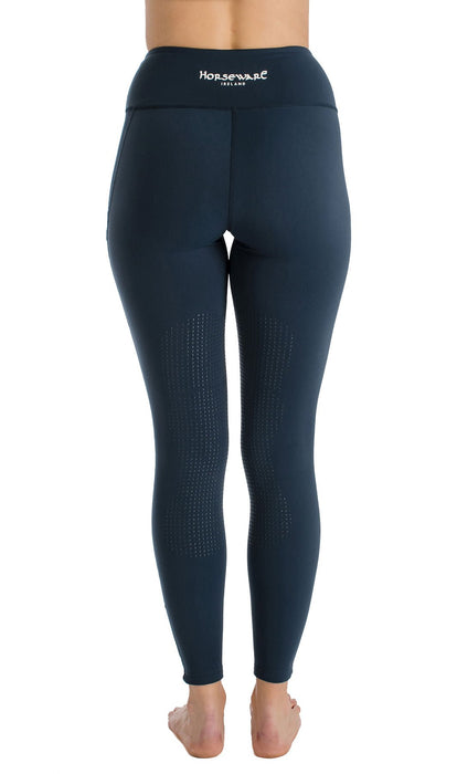 Horseware Ireland Signature Riding Tights, Navy - Jeffers - Women > Women's Riding & Equestrian Clothes