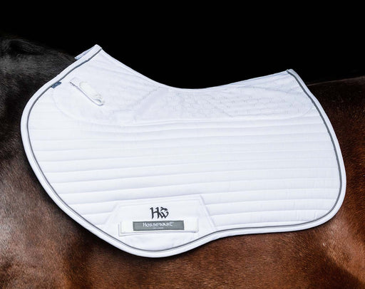 Horseware Pro Sport Saddle Pad - FO35N - White - Cob/Horse - 1