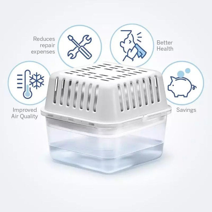 Humydry Compact 8.8 oz Moisture Absorber Device – Refillable Unscented Dehumidifier for Small Rooms - Jeffers - Animal & Pet Supplies > Pet Odor & Stain Removers