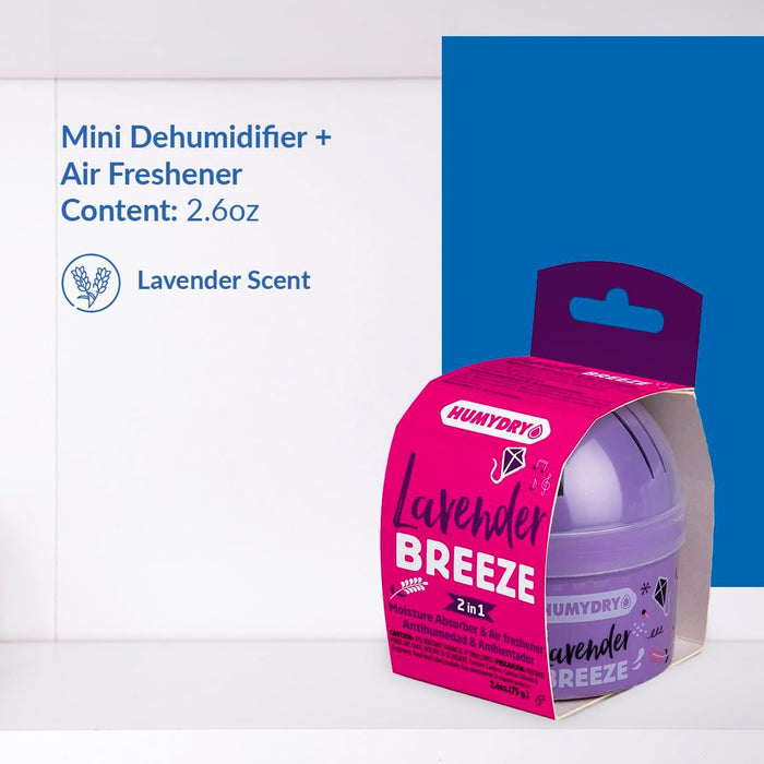 Humydry Mini Moisture Absorber & Air Freshener - DR23 - Lavender - 2.6 oz - 1 - 14